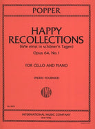 Popper - Happy Recollections Op 64 No 1 Cello/piano