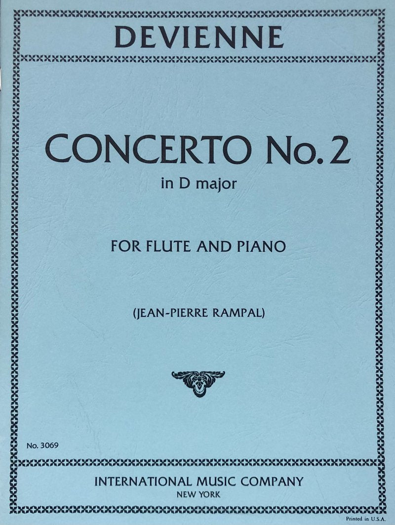 Concerto No 2 D Fl/pno