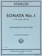 Vivaldi - Sonata No 1 B Flat Rv 47 Bassoon/piano
