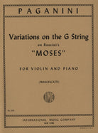 Variations on G String Moses Rossini Vln Pno