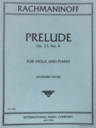 Rachmaninoff - Prelude Op 23 No 4 for Viola/piano