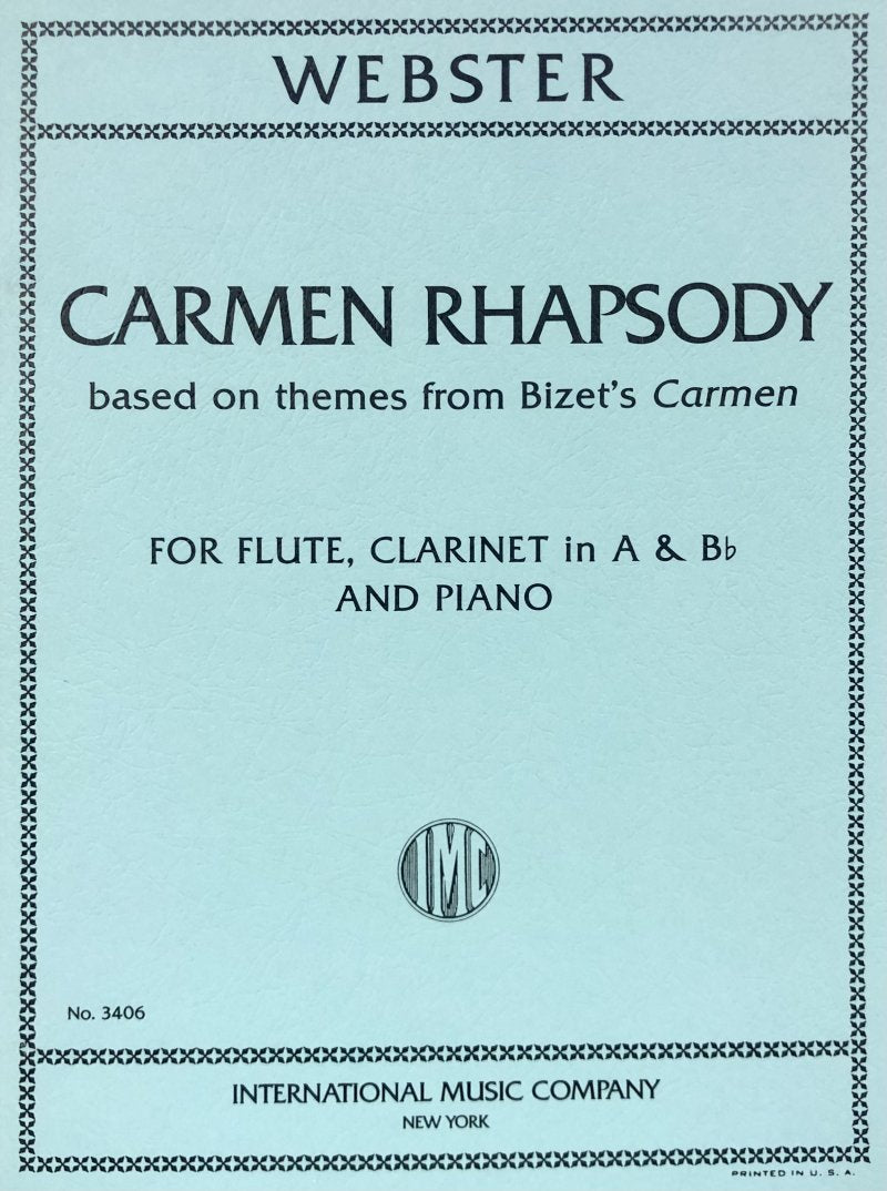 Carmen Rhapsody Fl Cla Pno