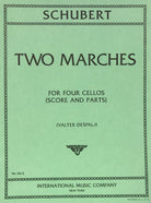 Marches 2 for 4 Cellos Score/parts Ed Despalj