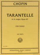 Tarantelle Op 43 a Flat Ed Biret