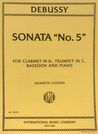 Sonata No 5 Cl/tpt/bass/piano Ed Cooper