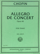 Allegro De Concert Op 46 Piano Solo