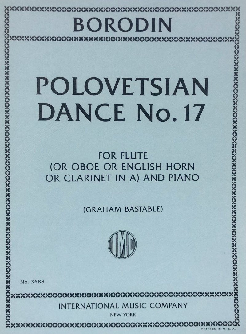 Polovetsian Dance No 17 Fl/piano