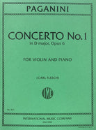 Concerto No 1 Op 6 D Ed Flesch Vln Pno