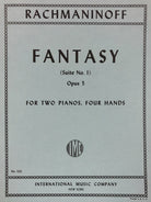 Rachmaninoff - Fantasy (suite No 1) Op 5 2 Pianos/4 Hands