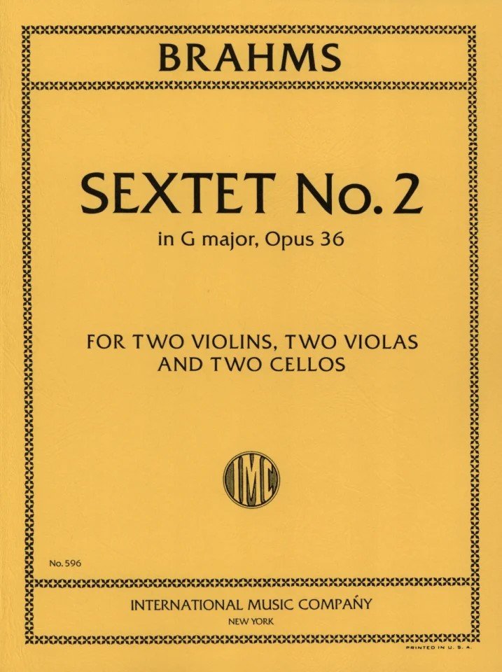 Sextet Op 36 G 2vln 2vla 2vc