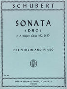 Schubert - Sonata Op 162 D574 a Violin/piano