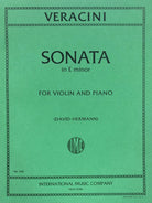 Veracini - Sonata Op 2 No 8 E Minor Violin/piano Ed David