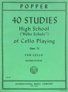 POPPER - HIGH SCHOOL OF CELLO PLAYING OP 73 40 ETUDES