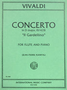 Concerto Op 10 No 3 D Rv 428 Il Gardellino Flute/piano