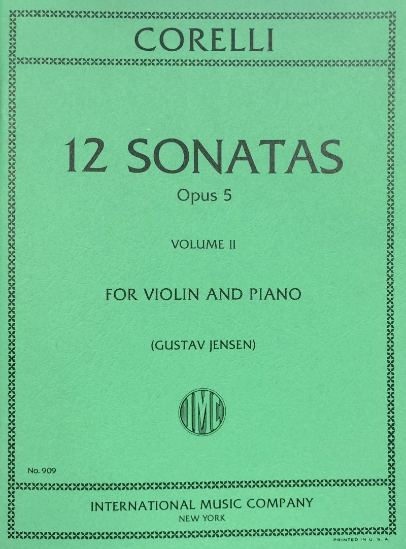 Corelli - 12 Sonatas Op 5 Vol 2 Nos 7-12 Violin/piano