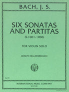 Sonatas and Partitas 6 Arr Hellmesberger Solo Vl