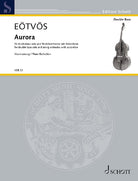 Eotvos - Aurora Double Bass/string Orch/accordion Sc/pts