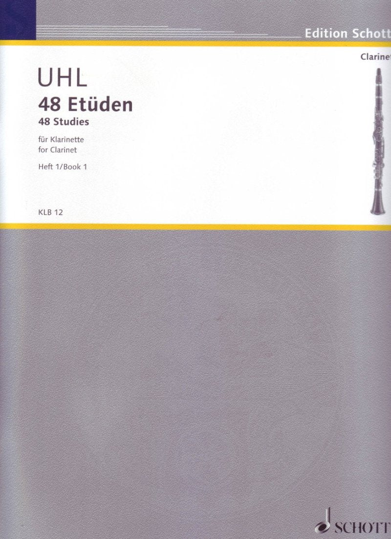 Uhl - 48 Studies Bk 1 Clarinet