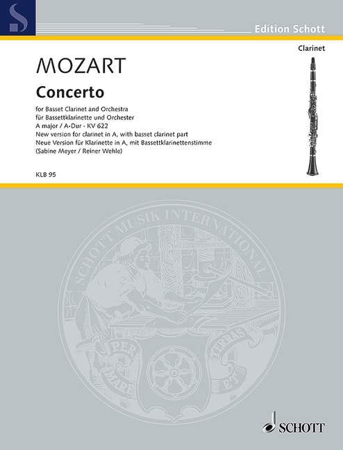 Mozart - Concerto a Major K 622 Cla/bass Cla/piano