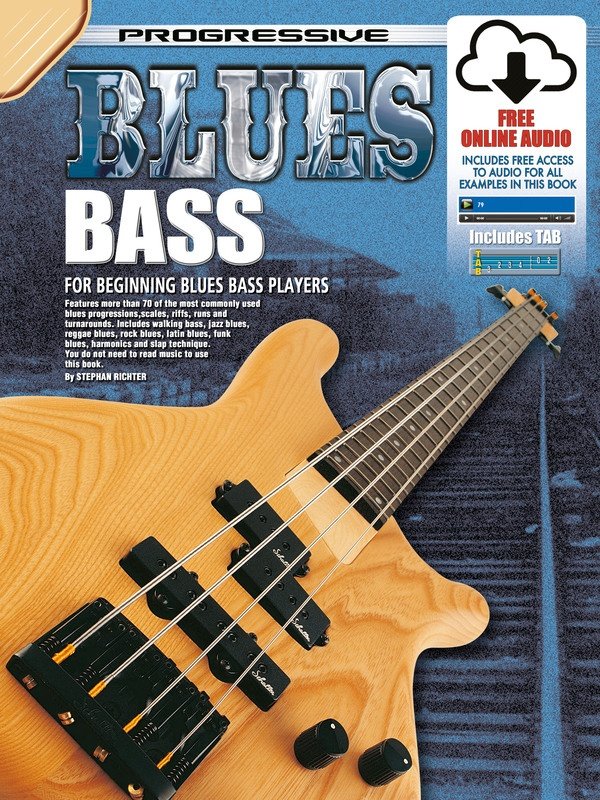Progressive Blues Bass Bk/ola