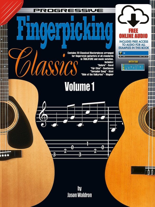 Progressive Fingerpicking Classics Vol 1 Bk/ola