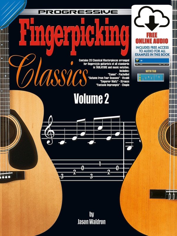 Progressive Fingerpicking Classics Vol 2 Bk/ola