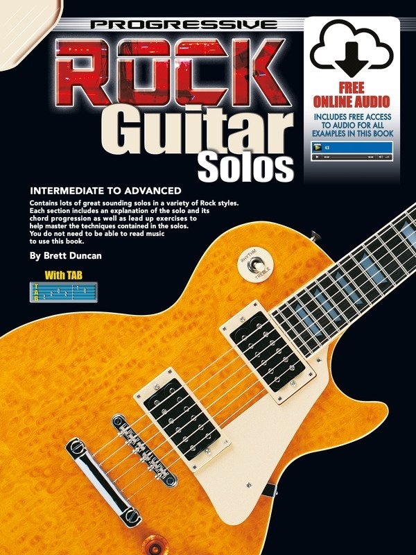 Progressive Rock Guitar Solos Bk/ola