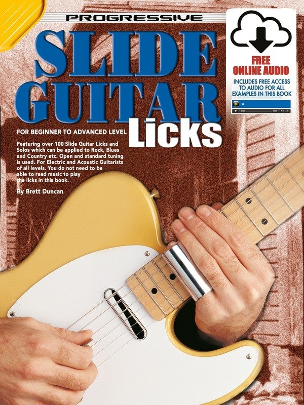 Progressive Slide Guitar Licks Bk/ola