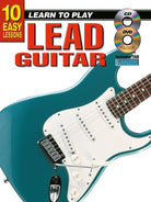 10 Easy Lessons Learn to Play Lead Guitar Bk/olm