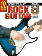 10 Easy Lessons Learn to Play Rock Guitar Bk/olm