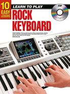 10 Easy Lessons Learn to Play Rock Keyboard Bk/ola