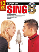 10 Easy Lessons Learn to Play Learn to Sing Bk/olm