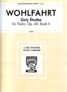 Wohlfahrt - 60 Studies Op 45 Bk 2 Violin