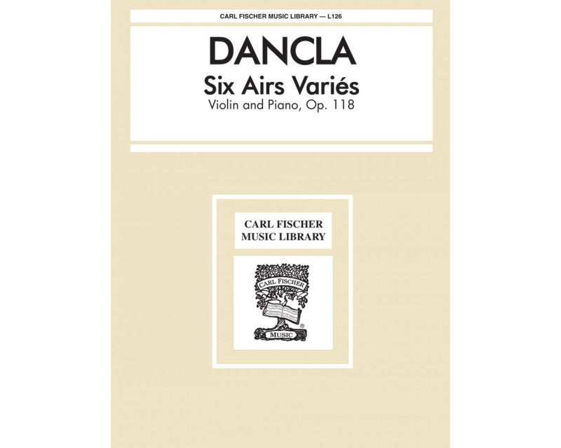 Airs With Variations 6 Op 118 Vln Pno