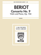 Beriot - Concerto No 9 Op 104 a Min Violin/piano