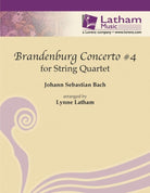 Brandenburg Concerto No 4 String Quartet Sc/pts