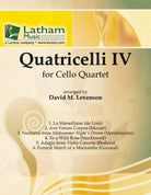 Quatricelli Vol 4 for Cello Quartet Arr Levenson Sc/pts