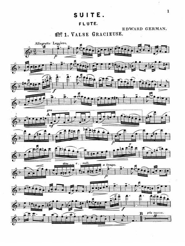 German - Suite for Flute/piano