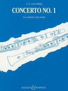 Weber - Concerto No 1 Op 73 F Min Clarinet/piano