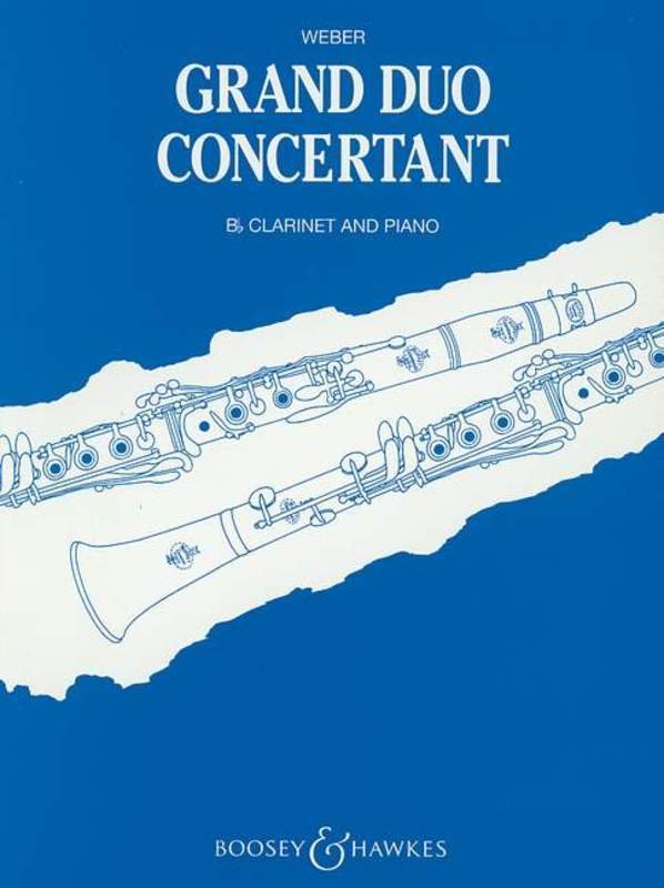 Weber - Grand Duo Concertante Op 48 Clarinet/piano