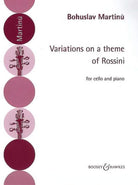 Martinu - Variations on Theme of Rossini Cello/piano