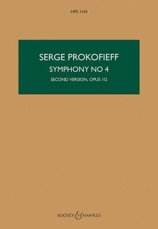 Prokofieff - Symphony No 4 2nd Version Op 112 Study Score