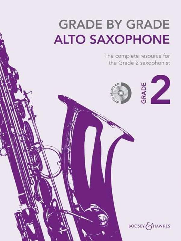 Grade by Grade Alto Saxophone Gr 2 Bk/cd