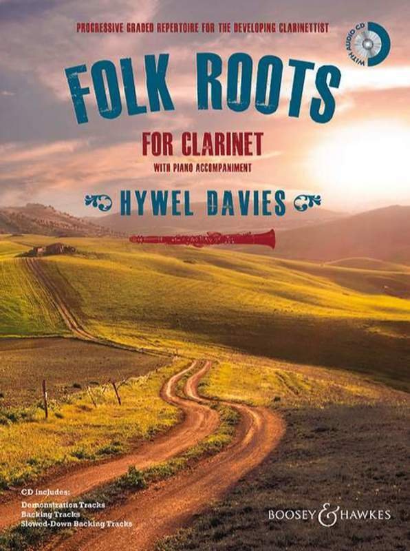 Folk Roots for Clarinet and Piano Bk/cd