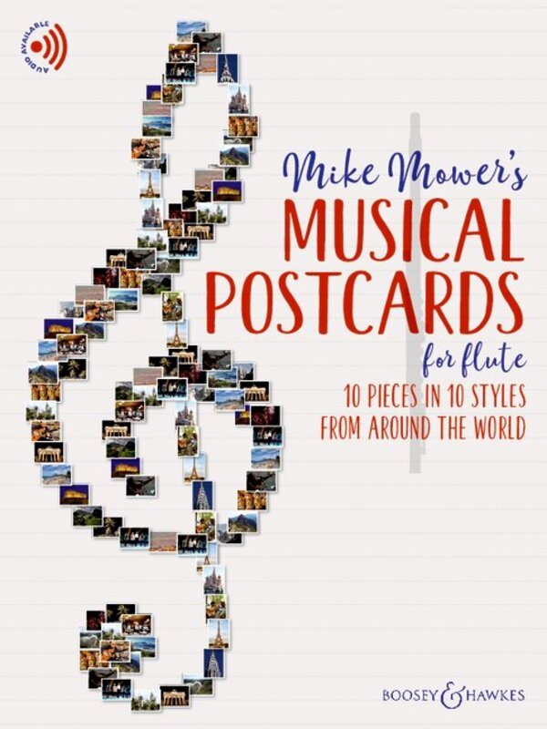 Musical Postcards for Flute Bk/ola