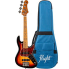 Flight Mini Jb Bass Ukulele Solid Body