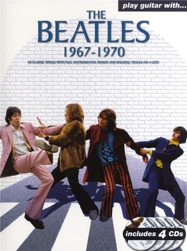 Play Guitar With the Beatles 1967-1970 Bk/4cds