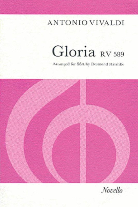 Vivaldi - Gloria Rv 589 Ssa Vocal Score