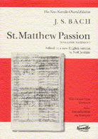 Bach - St Matthews Passion Vocal Score Eng/ger