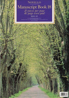 Novello Manuscript Bk 18 A3 Score Pad 40pg 20st